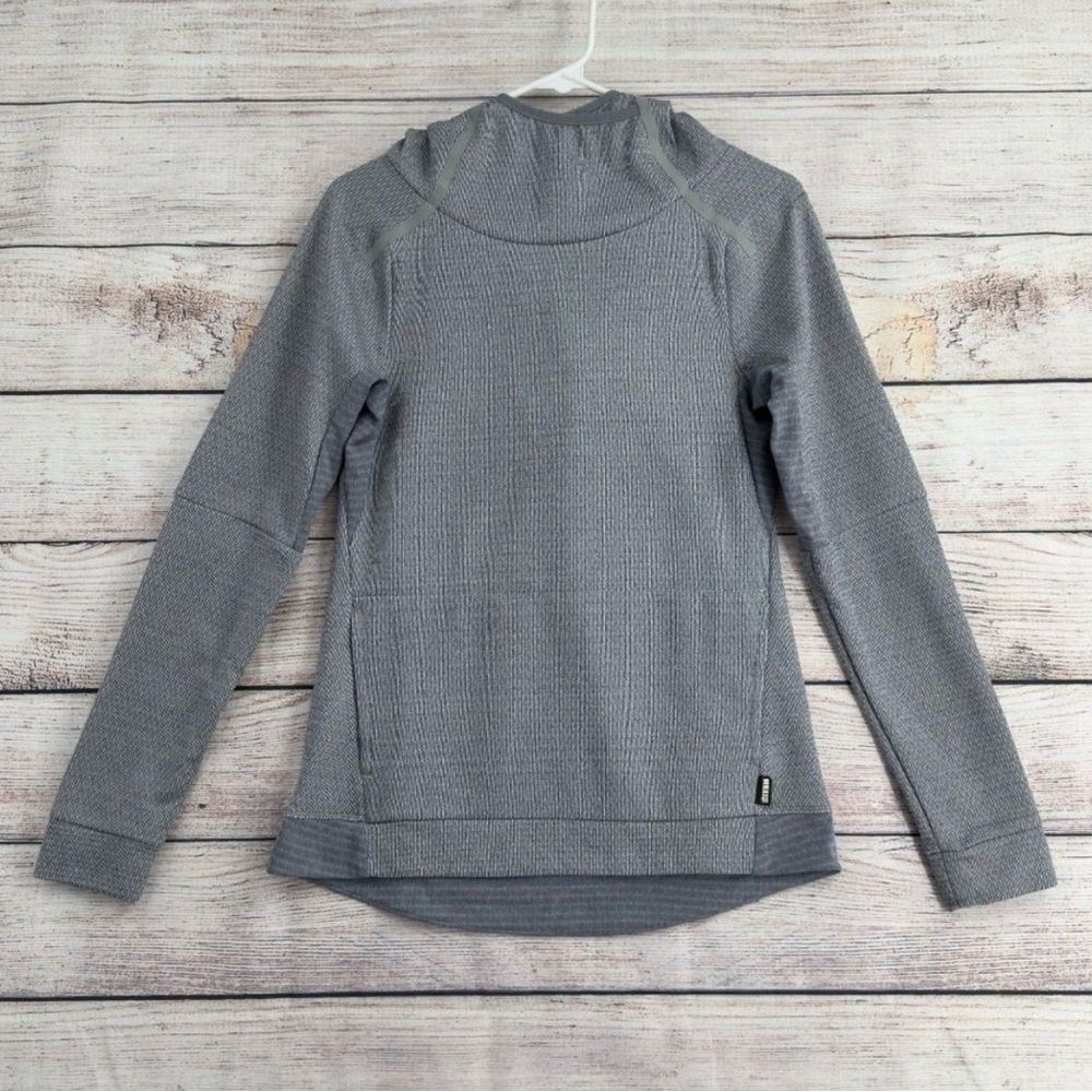REI Screeline Pullover Hoodie Sweatshirt Women's Size XS Gray Scuba Hood